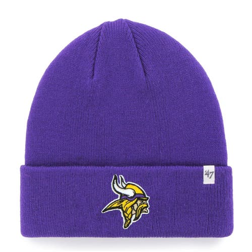 '47 Men's '47 Purple Minnesota Vikings Primary Basic Cuffed Knit Hat 