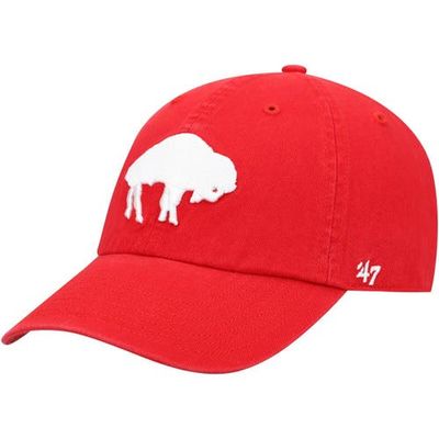'47 Men's '47 Red Buffalo Bills Clean Up Legacy Adjustable Hat 