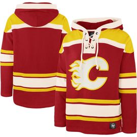 '47 Men's '47 Red Calgary Flames Superior Lacer Hoodie 