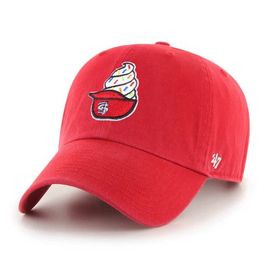 '47 Men's '47 Red St. Louis Cardinals Ice Cream Helmet Clean Up Adjustable Hat 