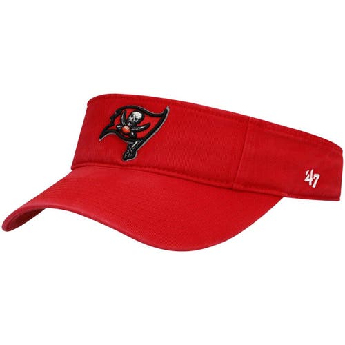 '47 Men's '47 Red Tampa Bay Buccaneers Clean Up Visor 