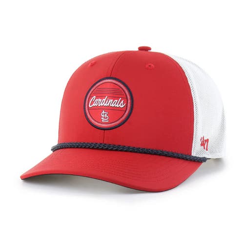 '47 Men's '47 Red/White St. Louis Cardinals Fairway Trucker Adjustable Hat 