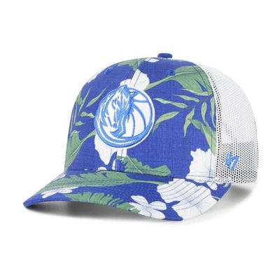 '47 Men's '47 Royal Dallas Mavericks Beach Side Trucker Adjustable Hat 