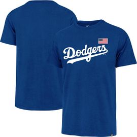 '47 Men's '47 Royal Los Angeles Dodgers Heritage U.S. Flag T-Shirt 