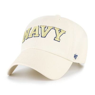 '47 Men's '47 Sand Navy Midshipmen Clean Up Adjustable Hat 