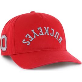 '47 Men's '47 Scarlet Ohio State Buckeyes Flip Script Hitch Adjustable Hat 