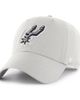 '47 Men's '47 Silver San Antonio Spurs Clean Up Adjustable Hat  - 1