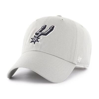 '47 Men's '47 Silver San Antonio Spurs Clean Up Adjustable Hat 