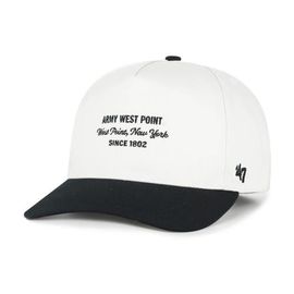 '47 Men's '47 White Army Black Knights Contemporary Basics Two-Tone Hitch Adjustable Hat 