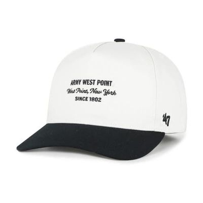 '47 Men's '47 White Army Black Knights Contemporary Basics Two-Tone Hitch Adjustable Hat 