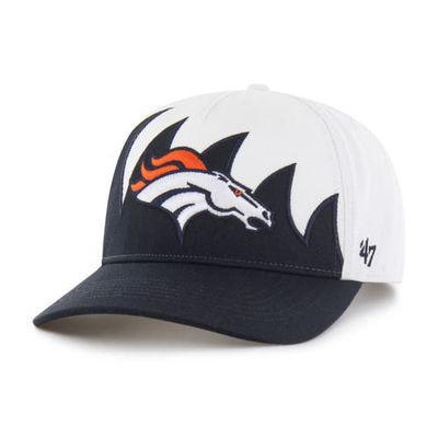 '47 Men's '47 White Denver Broncos Jagged Hitch Adjustable Hat 