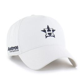 '47 Men's '47 White Houston Astros Foundational Pinch Offside Adjustable Hat