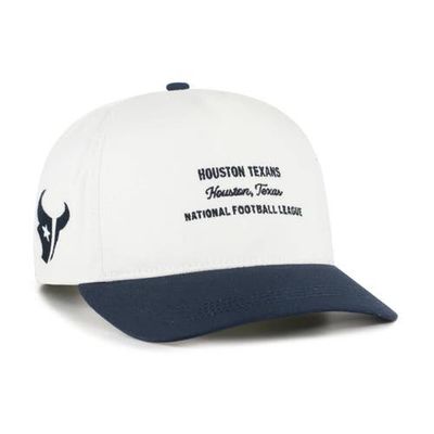 '47 Men's '47 White Houston Texans Contemporary Two-Tone Hitch Adjustable Hat 