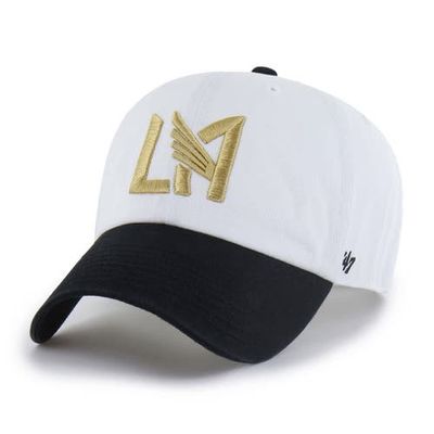 '47 Men's '47 White LAFC Two-Tone Clean Up Adjustable Hat 