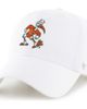 '47 Men's '47 White Miami Hurricanes Clean Up Adjustable Hat  - 1