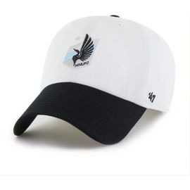 '47 Men's '47 White Minnesota United FC Two-Tone Clean Up Adjustable Hat 