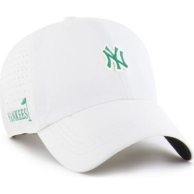 '47 Men's '47 White New York Yankees Elevated Greens Clean Up Adjustable Hat 