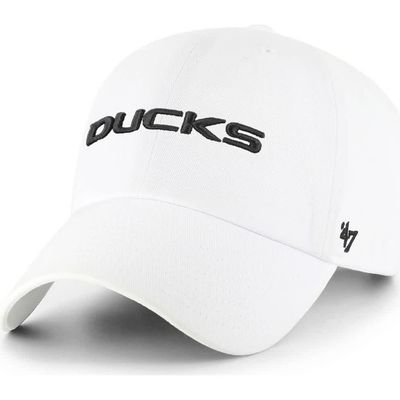 '47 Men's '47 White Oregon Ducks Clean Up Adjustable Hat 