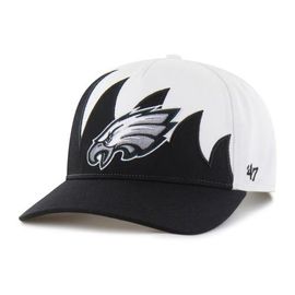'47 Men's '47 White Philadelphia Eagles Jagged Hitch Adjustable Hat 