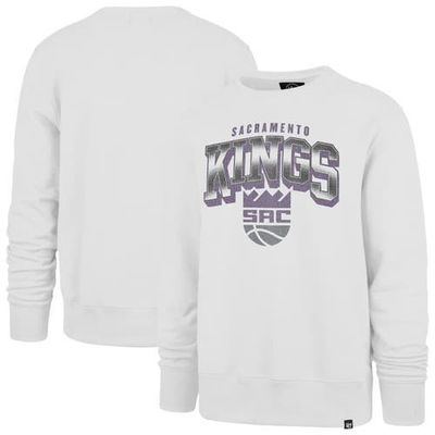 '47 Men's '47 White Sacramento Kings Spotlight Headline Pullover Sweatshirt 