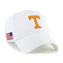 '47 Men's '47 White Tennessee Volunteers Americana Heritage Clean Up Adjustable Hat 