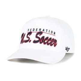 '47 Men's '47 White U.S. Soccer Brushmark Hitch Adjustable Hat 