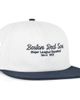 '47 Men's '47 White/Navy Boston Red Sox Script Stack Relaxed Captain Snapback  - 1
