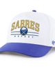 '47 Men's '47 White/Royal Buffalo Sabres Roscoe Two-Tone Hitch Adjustable Hat  - 1