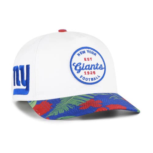 '47 Men's '47 White/Royal New York Giants Beach Side Hitch Adjustable Hat 