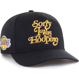 '47 Men's Brand Seen by '47 Black Los Angeles Lakers Sorry I Was Hooping Hitch Adjustable Hat 