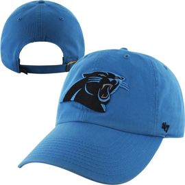 '47 Mens Carolina Panthers '47 Brand Panther Blue Cleanup Adjustable Hat 