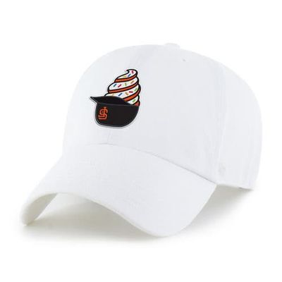'47 Preschool '47 White San Francisco Giants Ice Cream Helmet Clean Up Adjustable Hat 