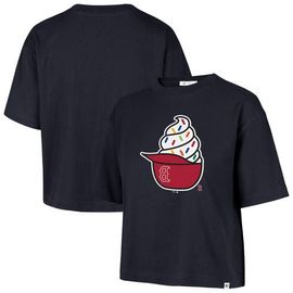 '47 Women's '47  Navy Boston Red Sox Ice Cream Helmet T-Shirt 