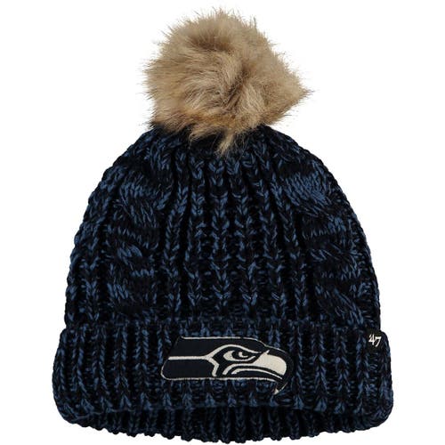'47 Women's '47 College Navy Seattle Seahawks Team Color Meeko Cuffed Knit Hat 