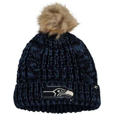 '47 Women's '47 College Navy Seattle Seahawks Team Color Meeko Cuffed Knit Hat 