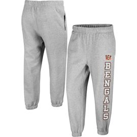 '47 Women's '47 Gray Cincinnati Bengals Double Pro Harper Jogger Sweatpants