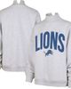 '47 Women's '47 Gray Detroit Lions Subtle Muse Mock Neck Sweatshirt  - 1