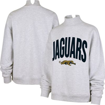 '47 Women's '47 Gray Jacksonville Jaguars Subtle Muse Mock Neck Sweatshirt 