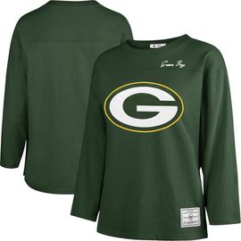 '47 Women's '47 Green Green Bay Packers Game Nod Timeless Long Sleeve T-Shirt 