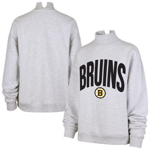 '47 Women's '47 Heather Gray Boston Bruins Subtle Muse Sweatshirt 