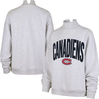 '47 Women's '47 Heather Gray Montreal Canadiens Subtle Muse Sweatshirt 