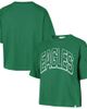 '47 Women's '47 Kelly Green Philadelphia Eagles Call Out Reed City T-Shirt  - 1