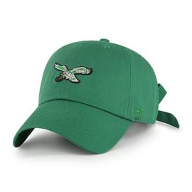 '47 Women's '47 Kelly Green Philadelphia Eagles Throwback Bow Back Clean Up Adjustable Hat 