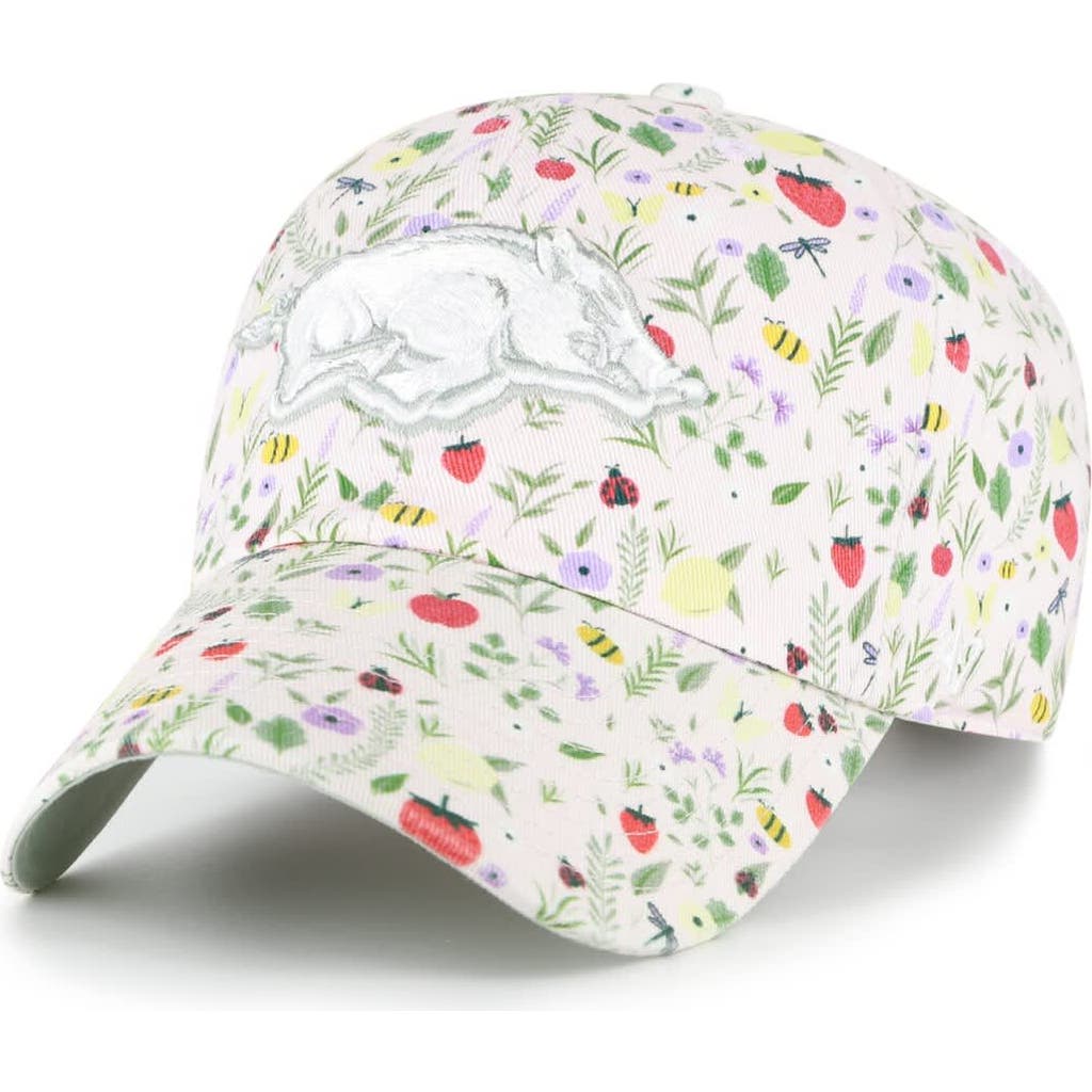 '47 Women's '47 Light Pink Arkansas Razorbacks Posey Clean Up Adjustable Hat 