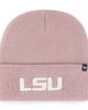 '47 Women's '47 Pink LSU Tigers Haymaker Cuffed Knit Hat  - 1