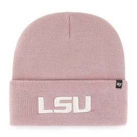 '47 Women's '47 Pink LSU Tigers Haymaker Cuffed Knit Hat 