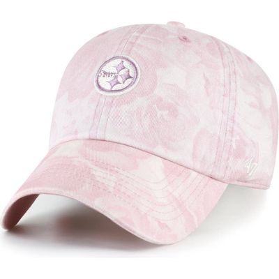 '47 Women's '47 Pink Pittsburgh Steelers Gardenia Clean Up Adjustable Hat 