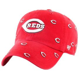 '47 Women's '47 Red Cincinnati Reds Confetti Clean Up Adjustable Hat 