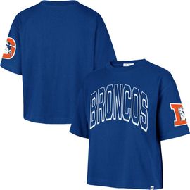 '47 Women's '47 Royal Denver Broncos Call Out Reed City T-Shirt 