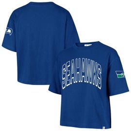 '47 Women's '47 Royal Seattle Seahawks Call Out Reed City T-Shirt 